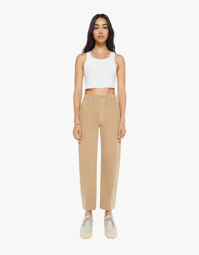 Mother The Half Pipe Flood Jeans in Curds and Whey