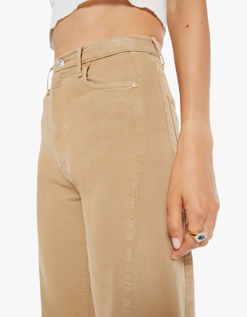 Mother The Half Pipe Flood Jeans in Curds and Whey
