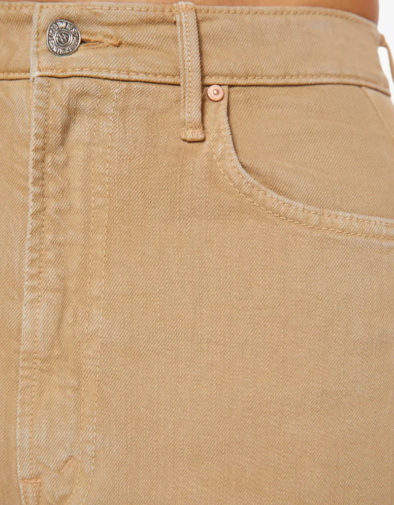Mother The Half Pipe Flood Jeans in Curds and Whey