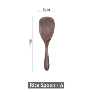 Musowood Black Walnut Wooden Spoons Kitchen Tableware