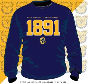 NC A&T AGGIES | EST. 1891 | Unisex Sweatshirt (**)