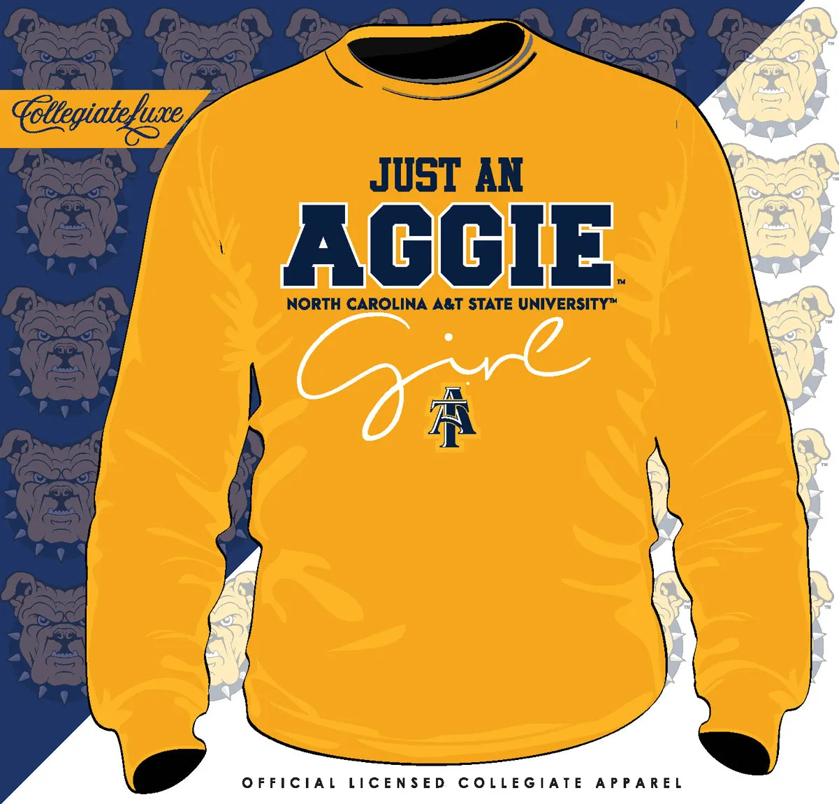 NC A&T SU | Just An Aggie Girl | Unisex Sweatshirt (**)