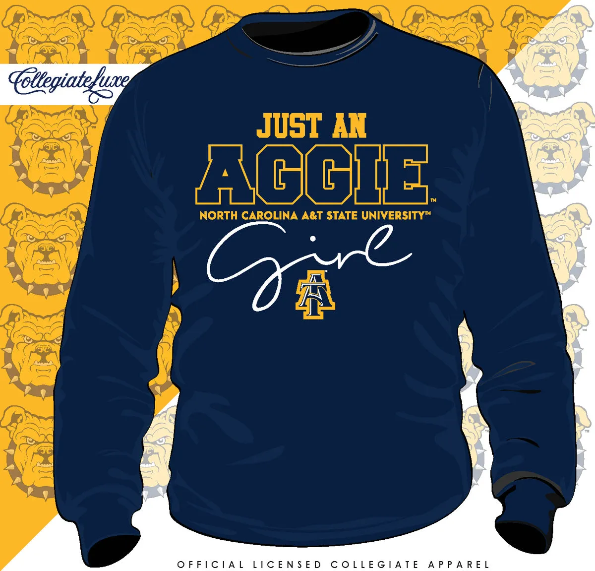 NC A&T SU | Just An Aggie Girl | Unisex Sweatshirt (**)