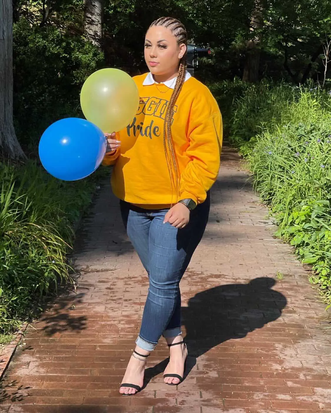 NC A&T SU| VINTAGE AGGIE PRIDE ARCH Unisex GOLD Sweatshirt (**)