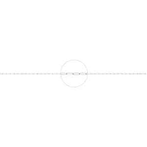 Oval Cable Chain 1.9mm - Silver