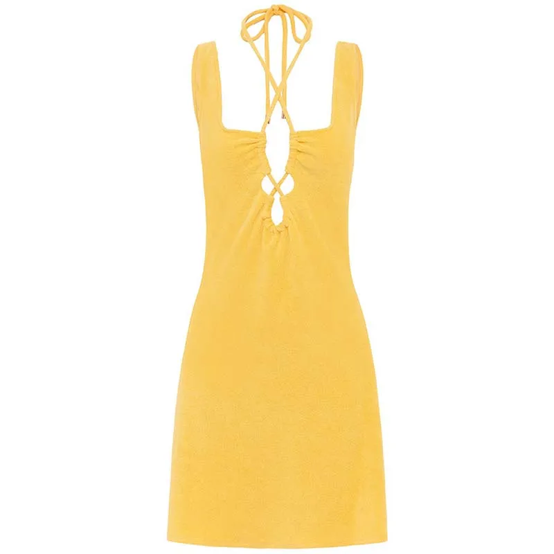 Papaya La Plage Weave Mini Dress