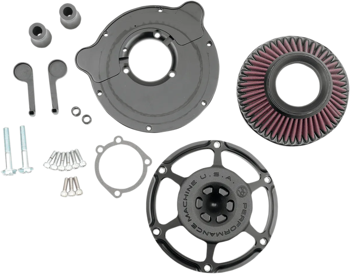Performance Machine 0206-2081-SMB Max HP Air Cleaner - Black Ops
