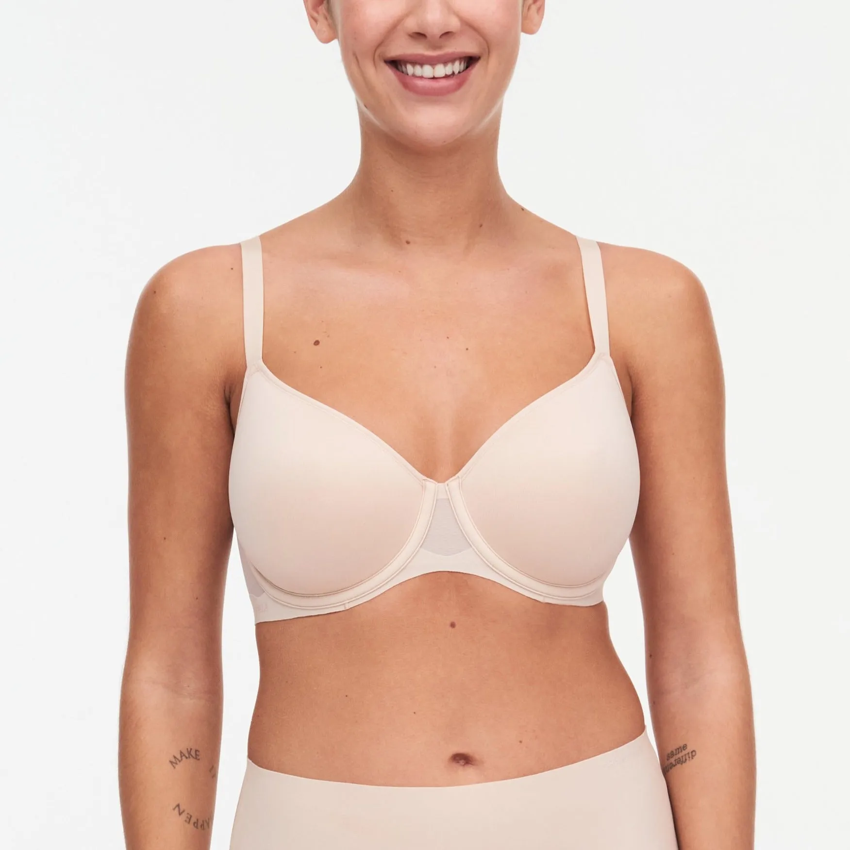 Pure Light Spacer Bra In Nude Blush - Chantelle