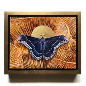 "Integrity" Promethea Moth Painting 14x11