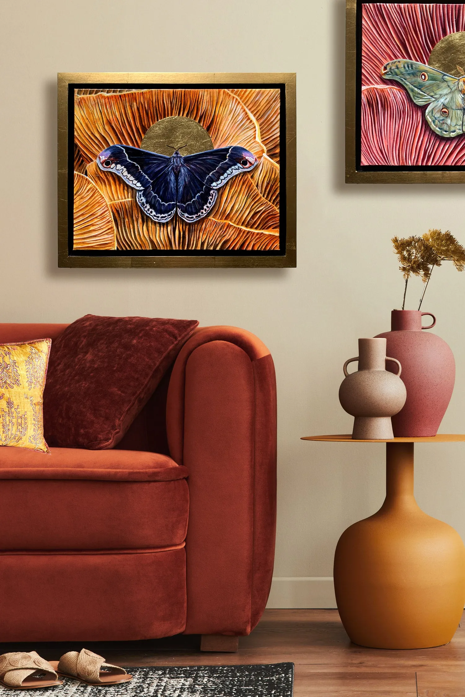 "Integrity" Promethea Moth Painting 14x11