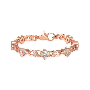 Radiant Hearts Entwined Bracelet - 8mm