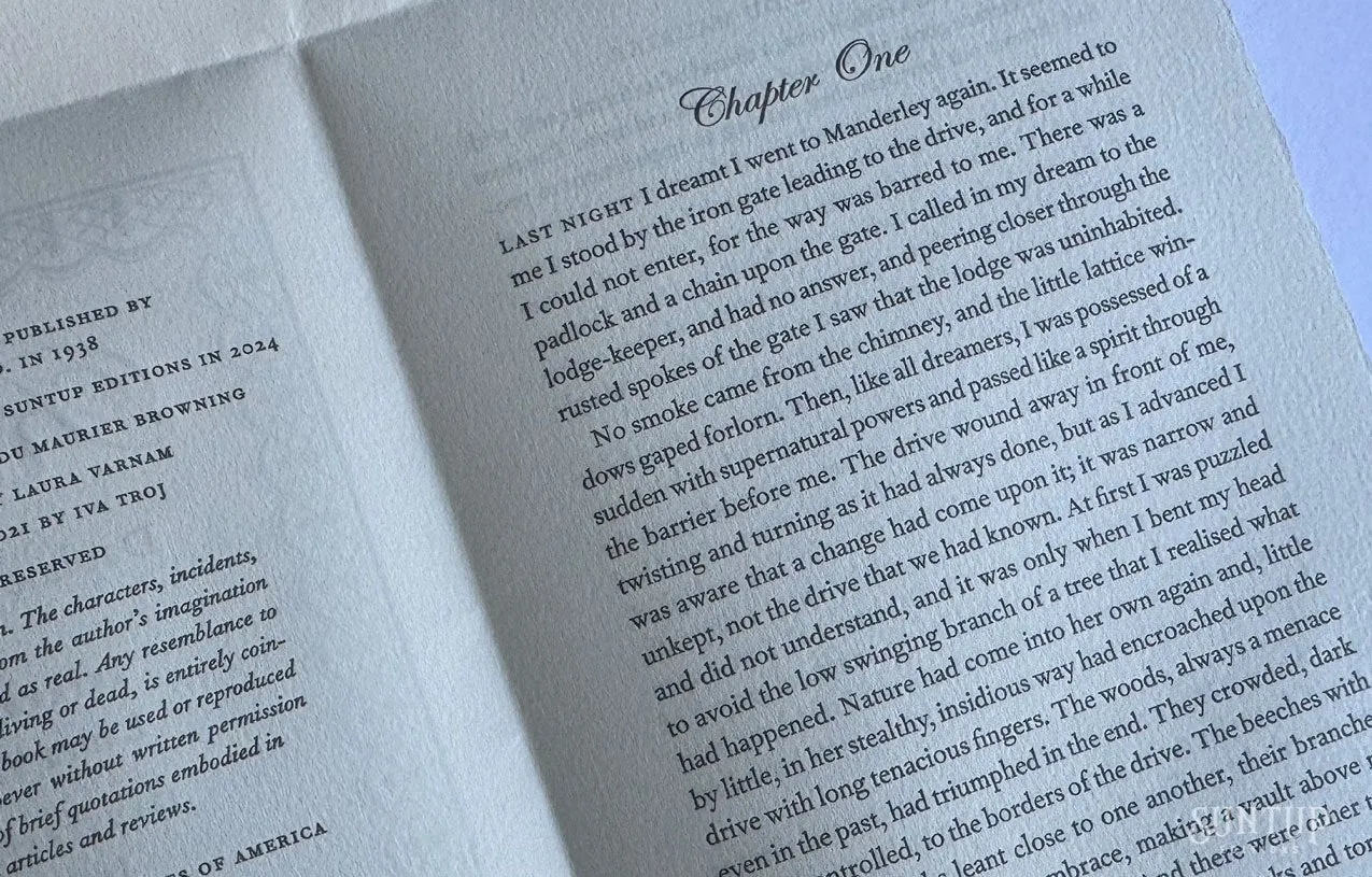 Rebecca by Daphne du Maurier - Lettered Edition