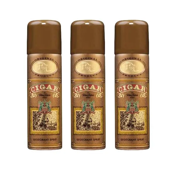 Remy Latour Cigar Pack Of 3 Deodorants For Men
