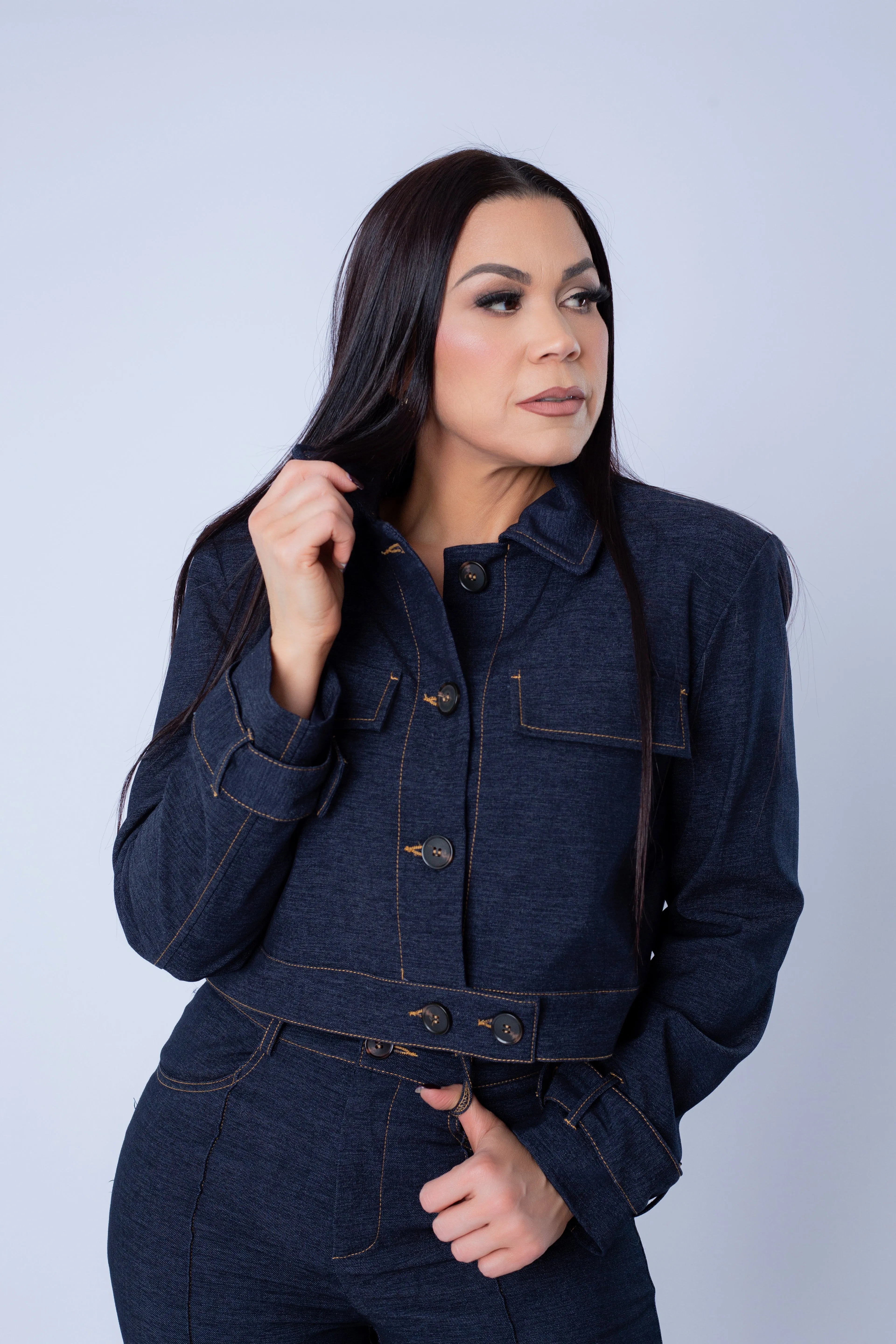 SAMANTHA DENIM SET