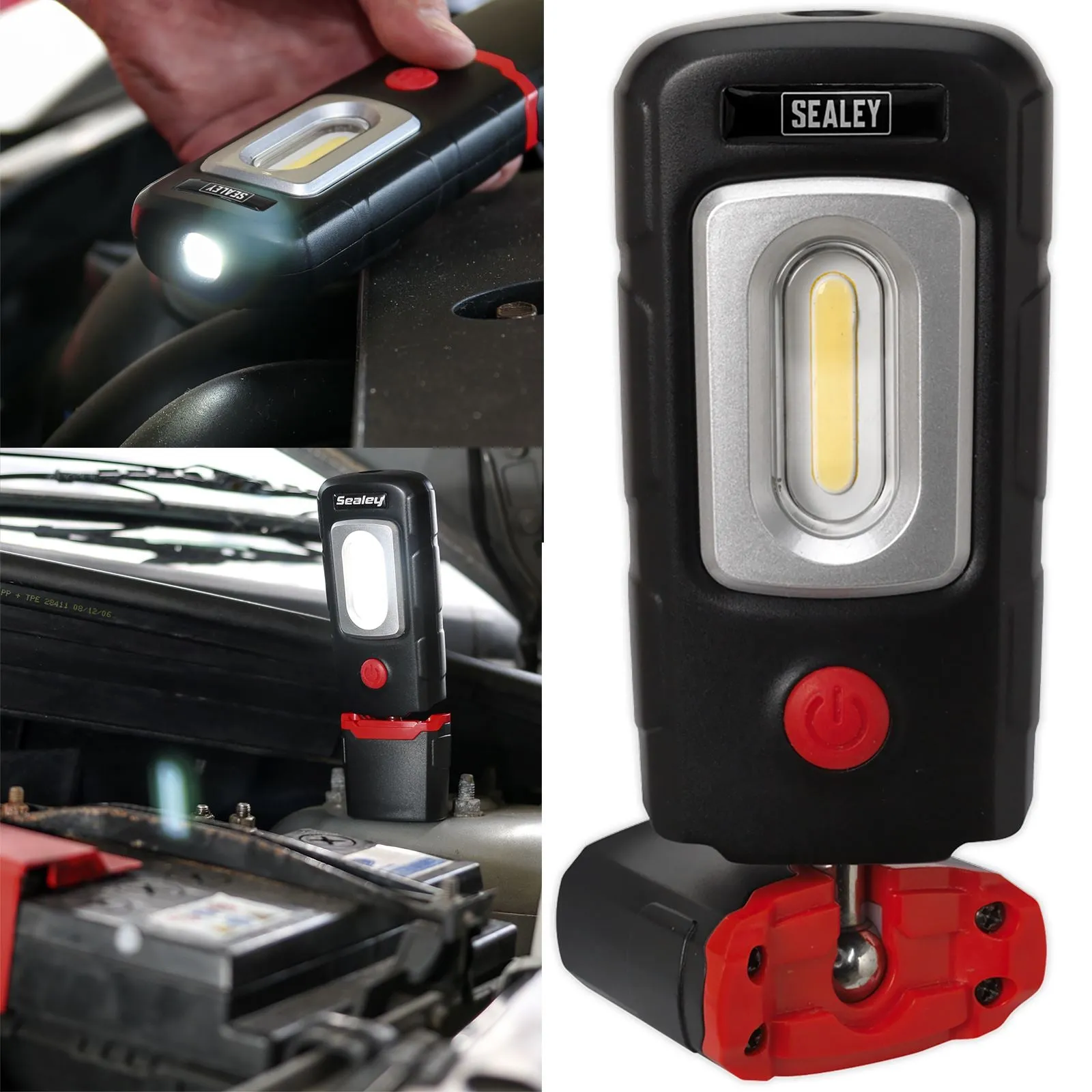 Sealey 360 COB LED Rechargeable Inspection Lamp 300 Lumens