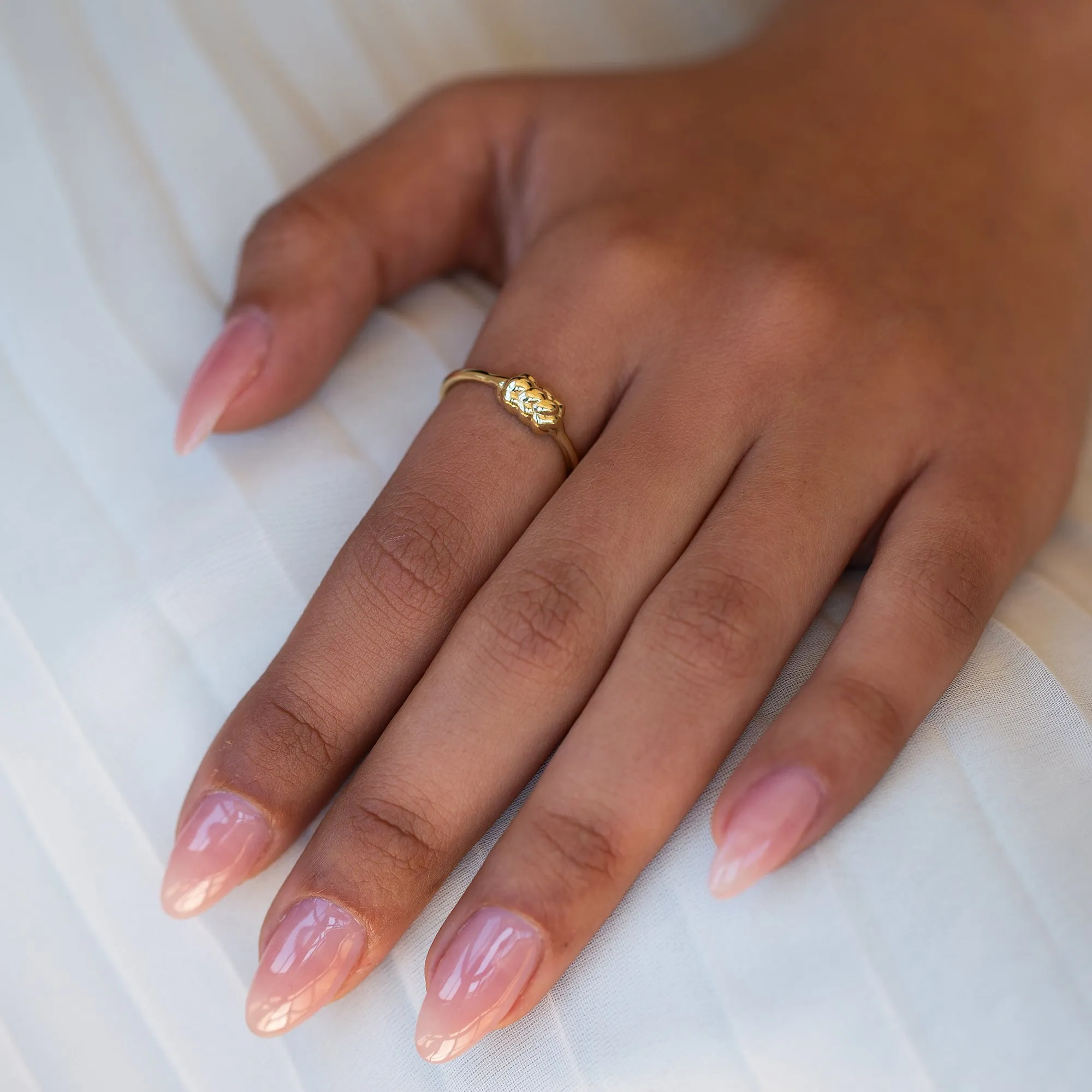 Shabbes | Challah Inspired Ring