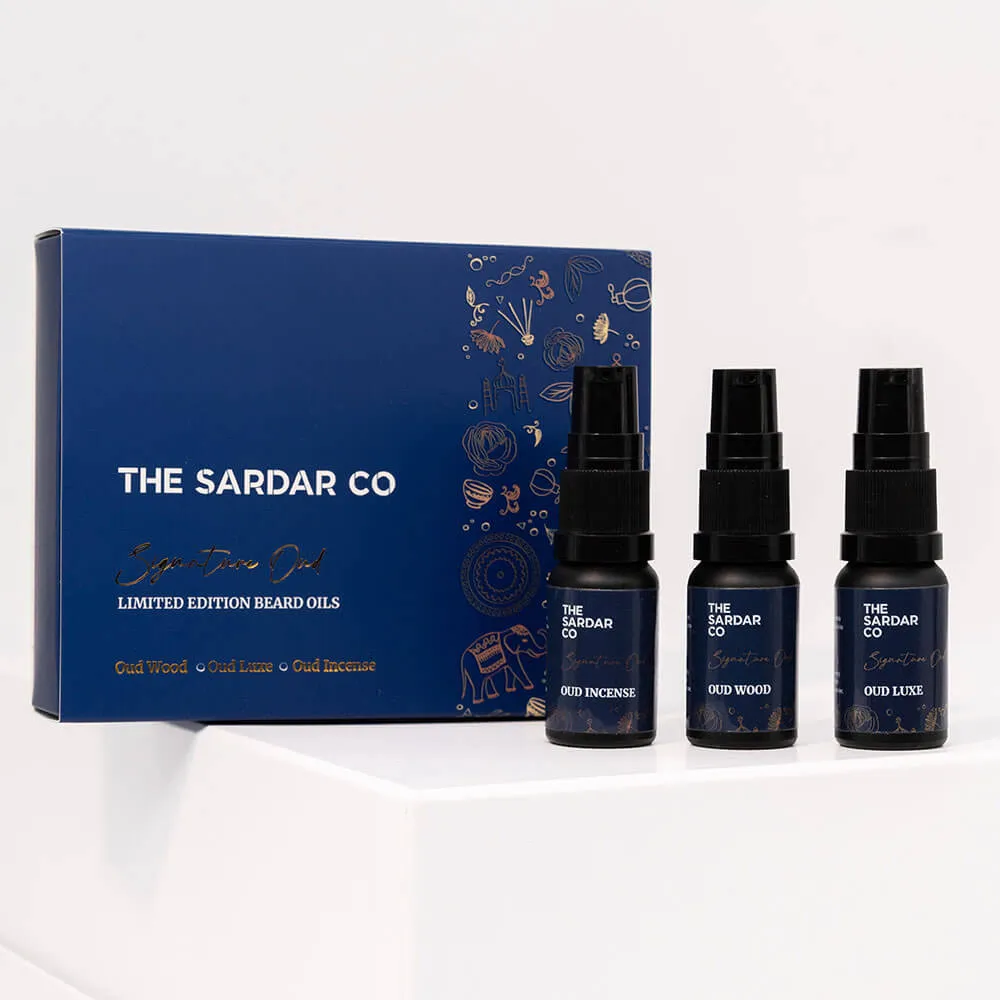 Signature Oud Beard Oil Collection - Limited Edition