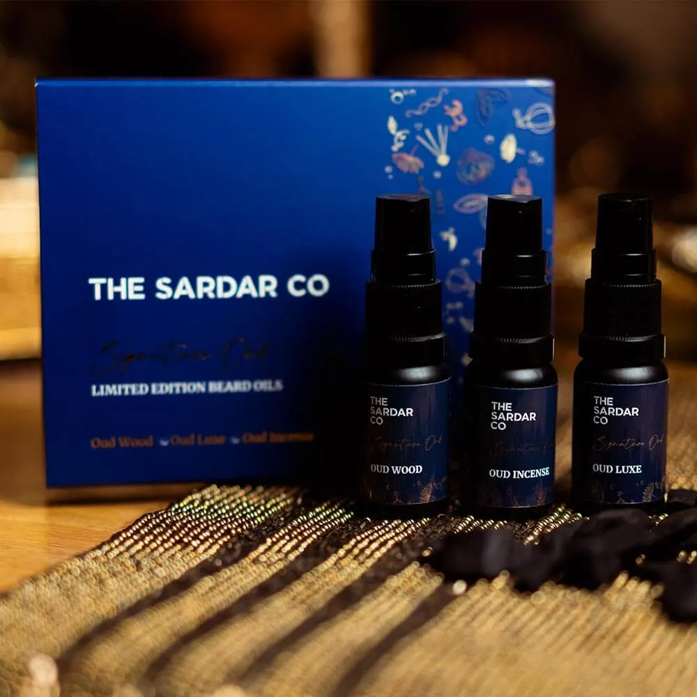 Signature Oud Beard Oil Collection - Limited Edition