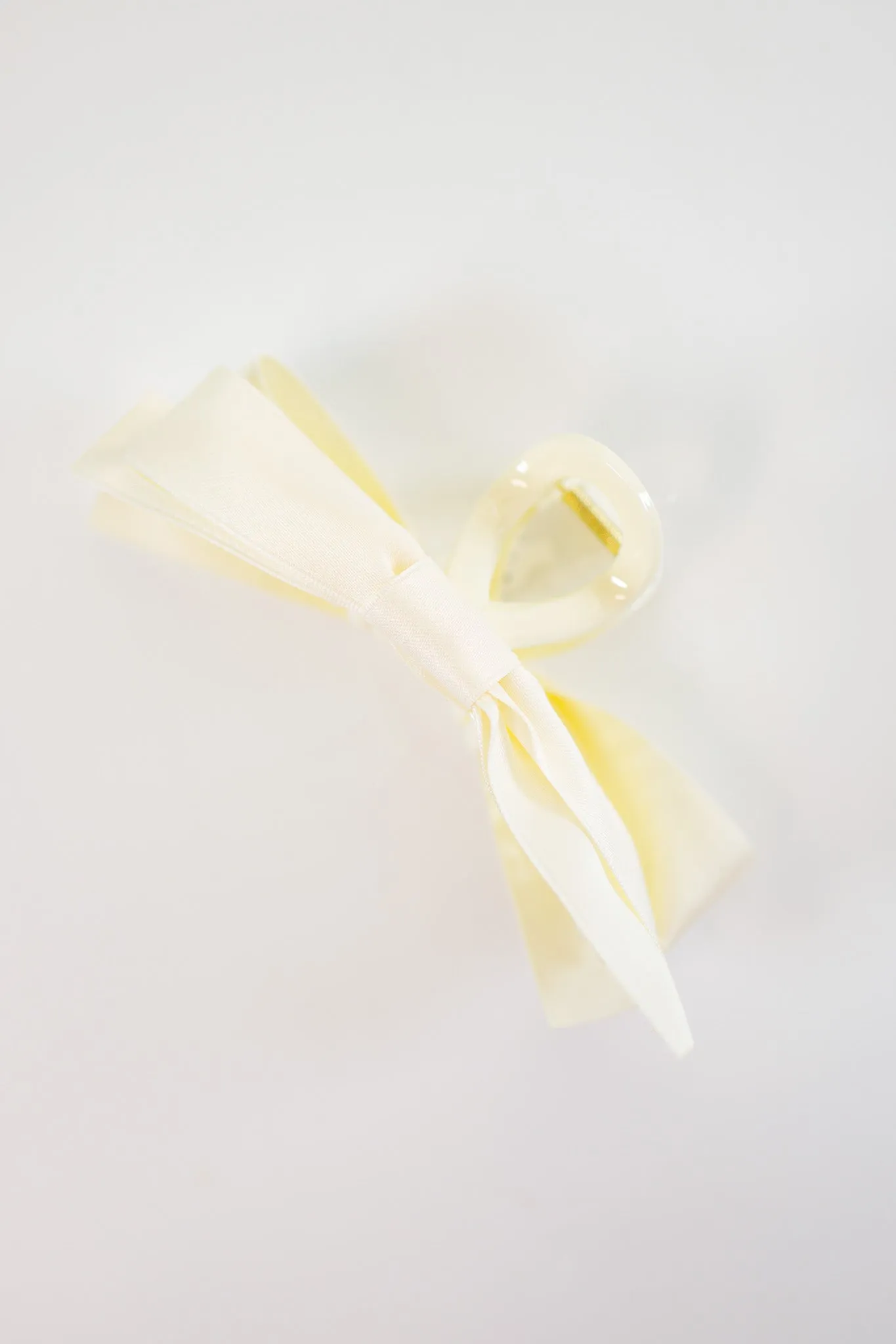 Silk Ribbon Bow Hair Clip, VARIOUS
