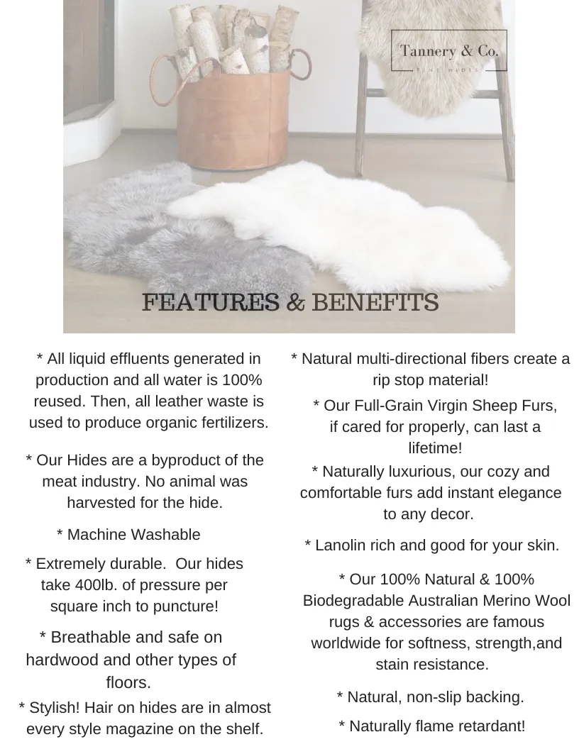 Single Virgin Australian Sheep Fur VSF1P I