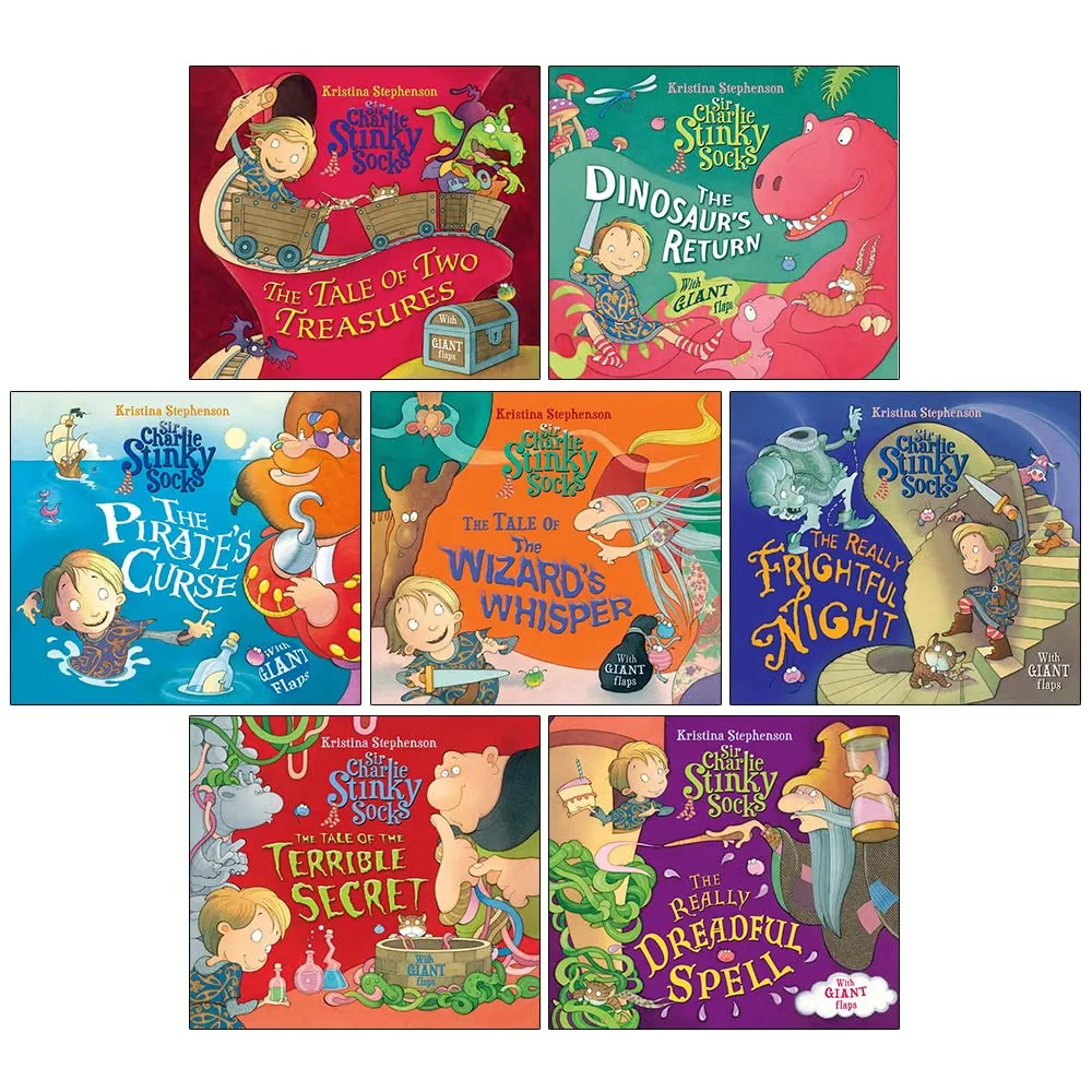 Sir Charlie Stinky Socks Collection - 6 Books