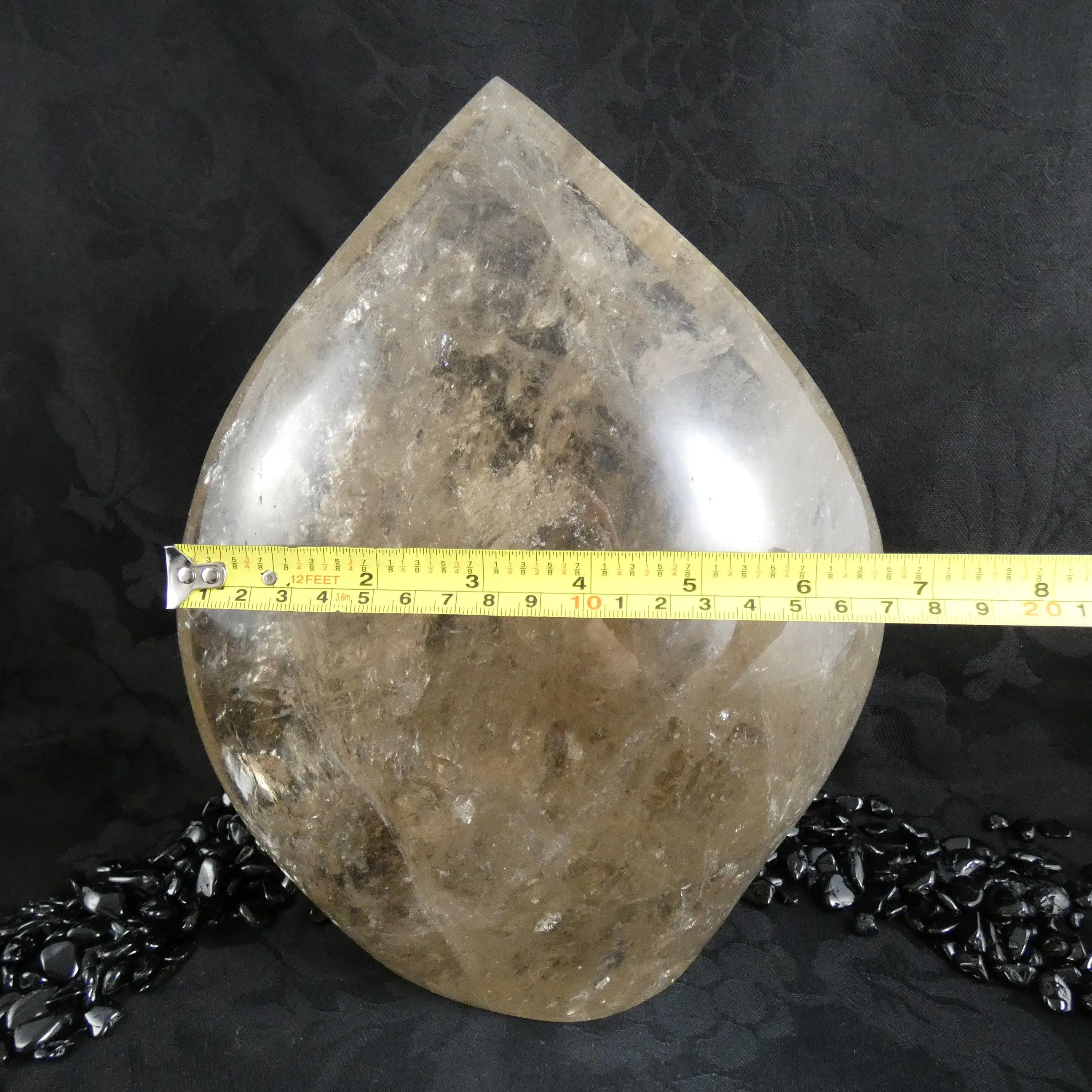 Smoky Quartz Free-Form Polished Tower