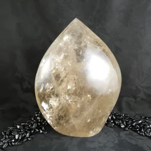 Smoky Quartz Free-Form Polished Tower