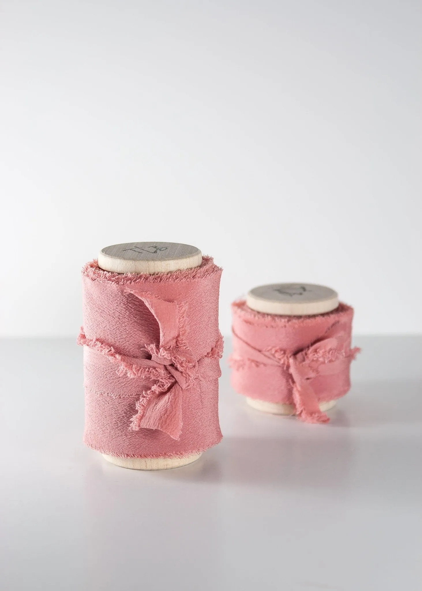 Tea Rose Crepe de Chine Silk Ribbon