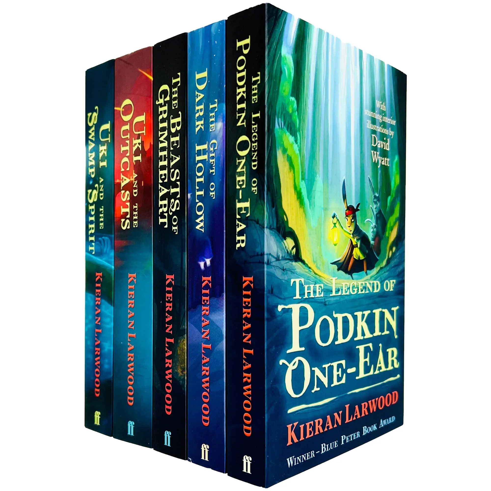 The Five Realms Series Books 1 - 5 Collection Set by Kieran Larwood (Legend of Podkin)