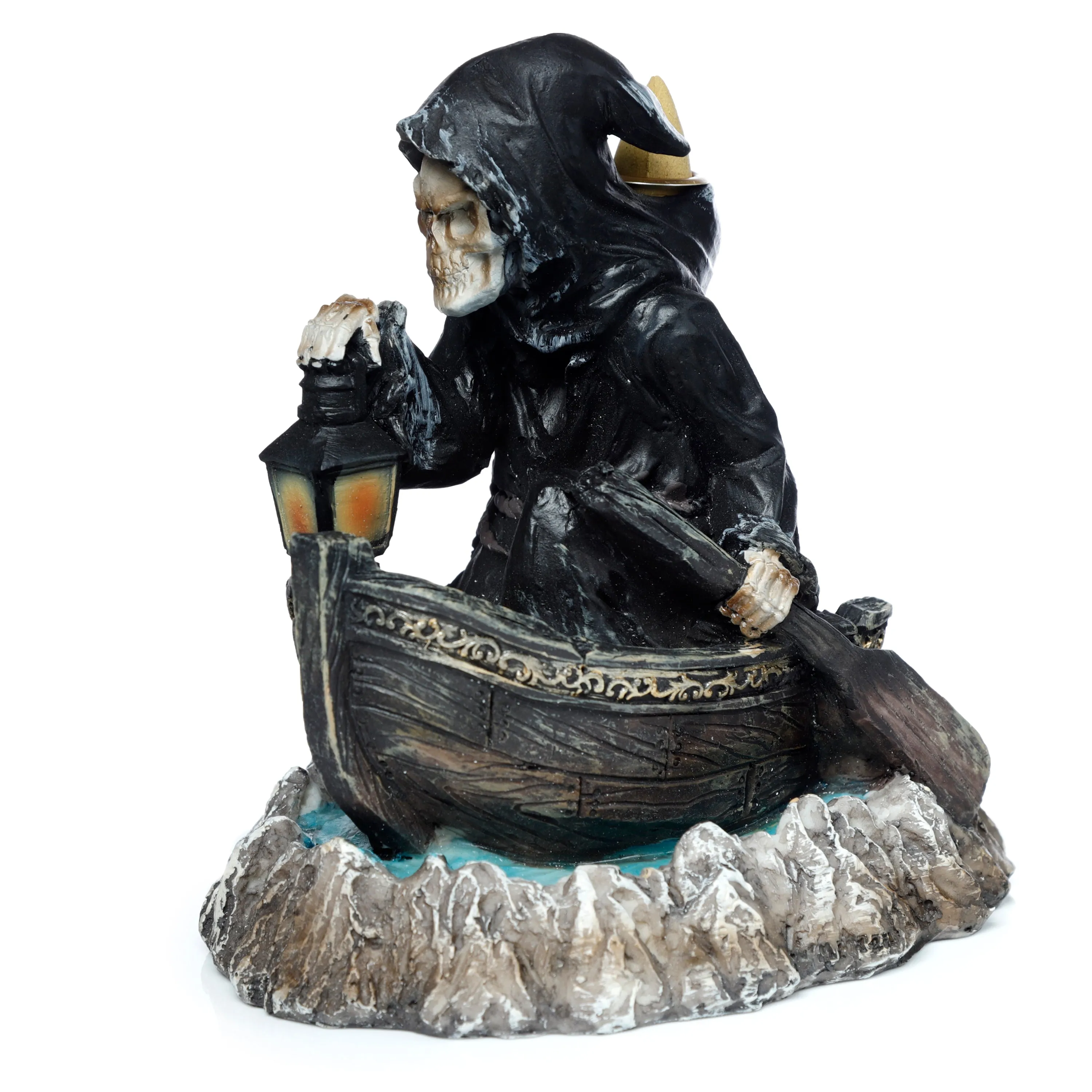 The Reaper Boatman of Death Backflow Incense Burner