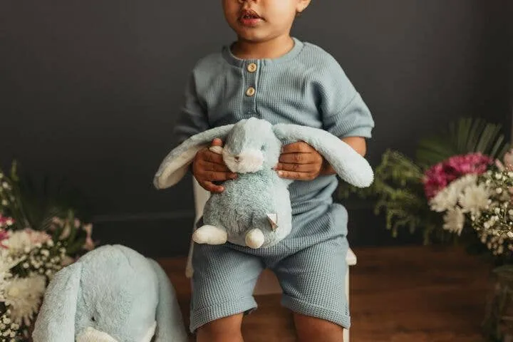 Tiny Nibble 8" Bunny - Maui Blue
