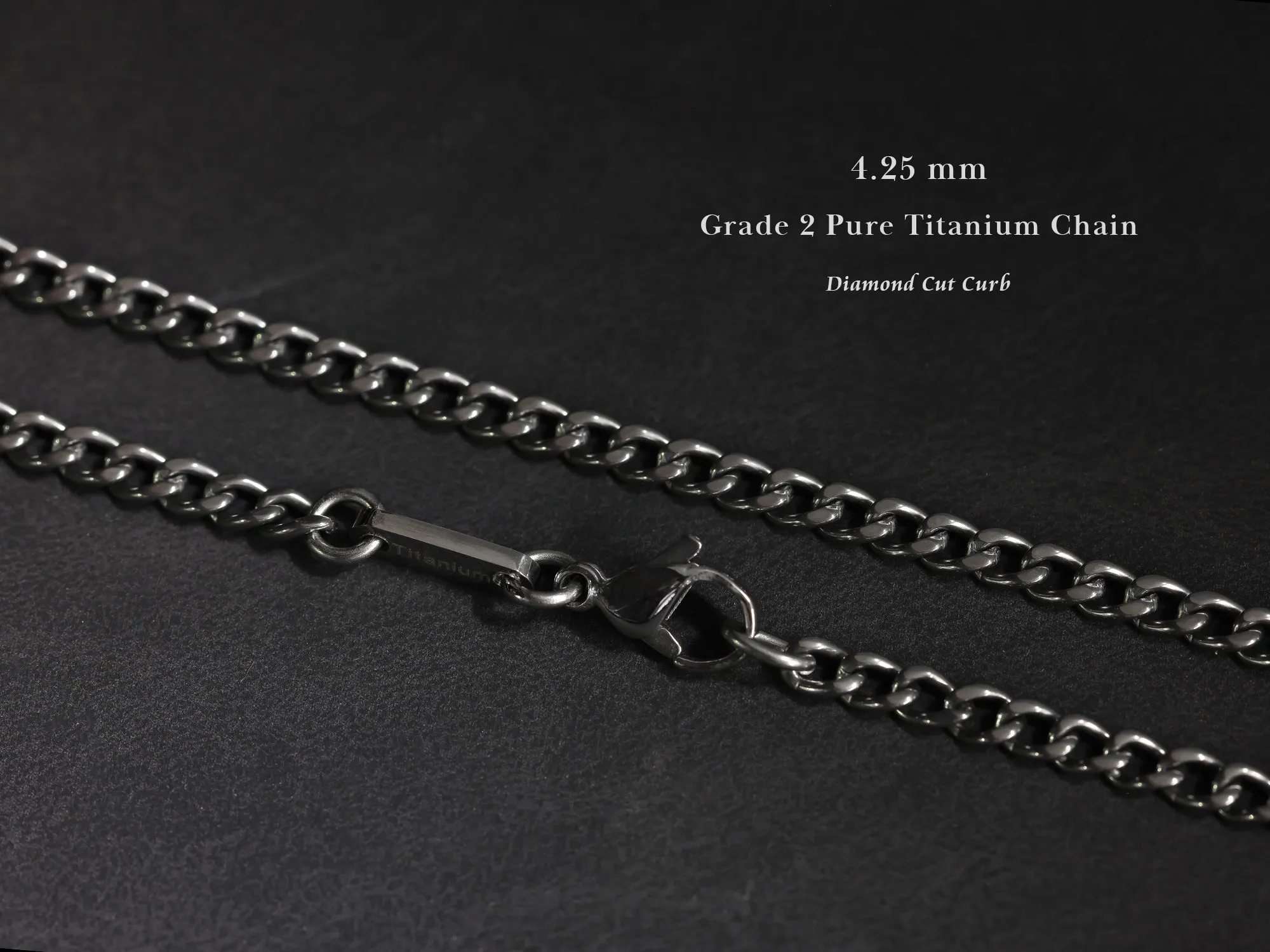 TITANIUM Infinity Weave Mini Necklace