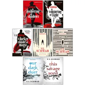 V. E. Schwab 7 Books Collection Set (A Darker Shade of Magic Series,Villains Series,Monsters of Verity Series)