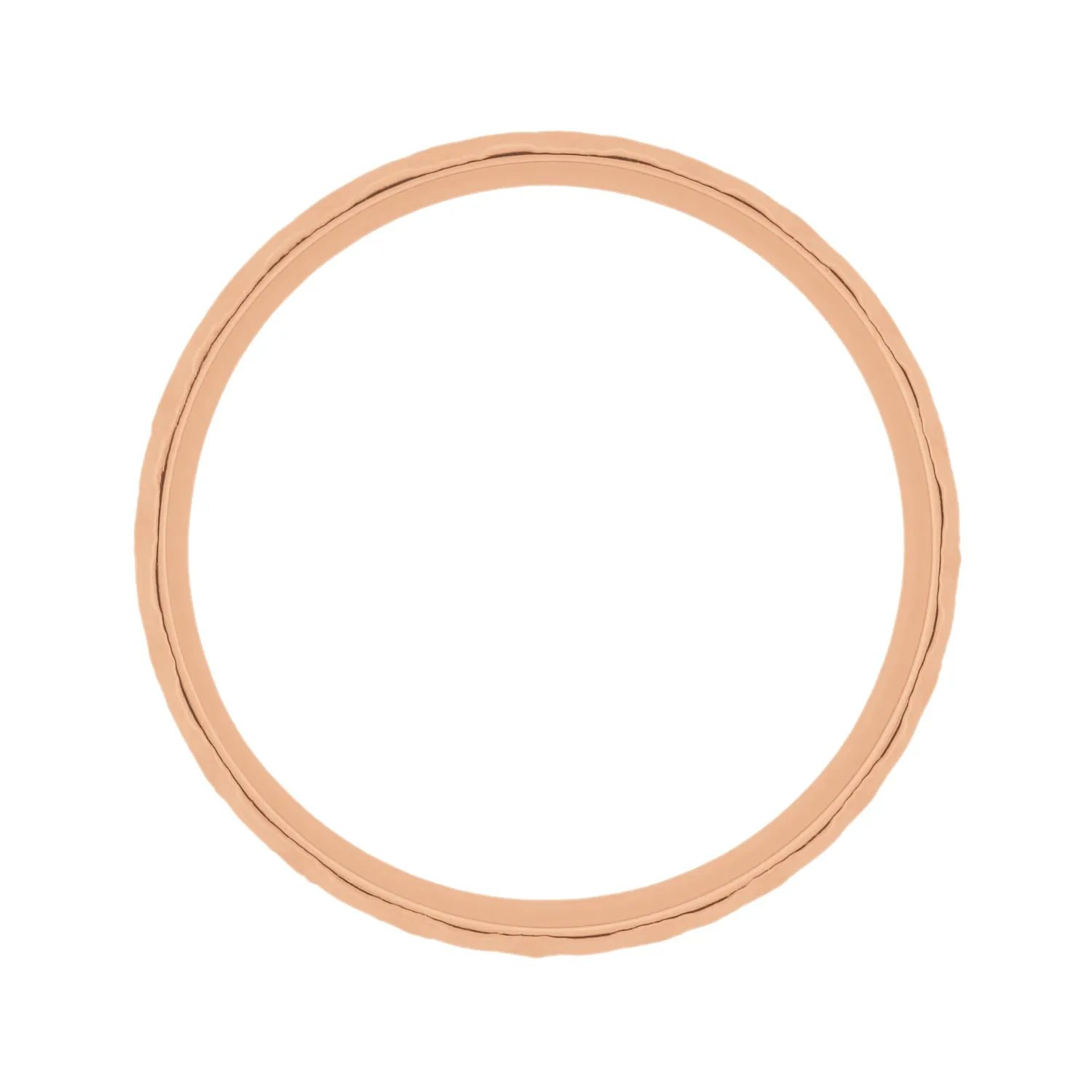 Vintage Starbursts Rose Gold 8mm Wide Sculptural Mid Century Modern Wedding Band