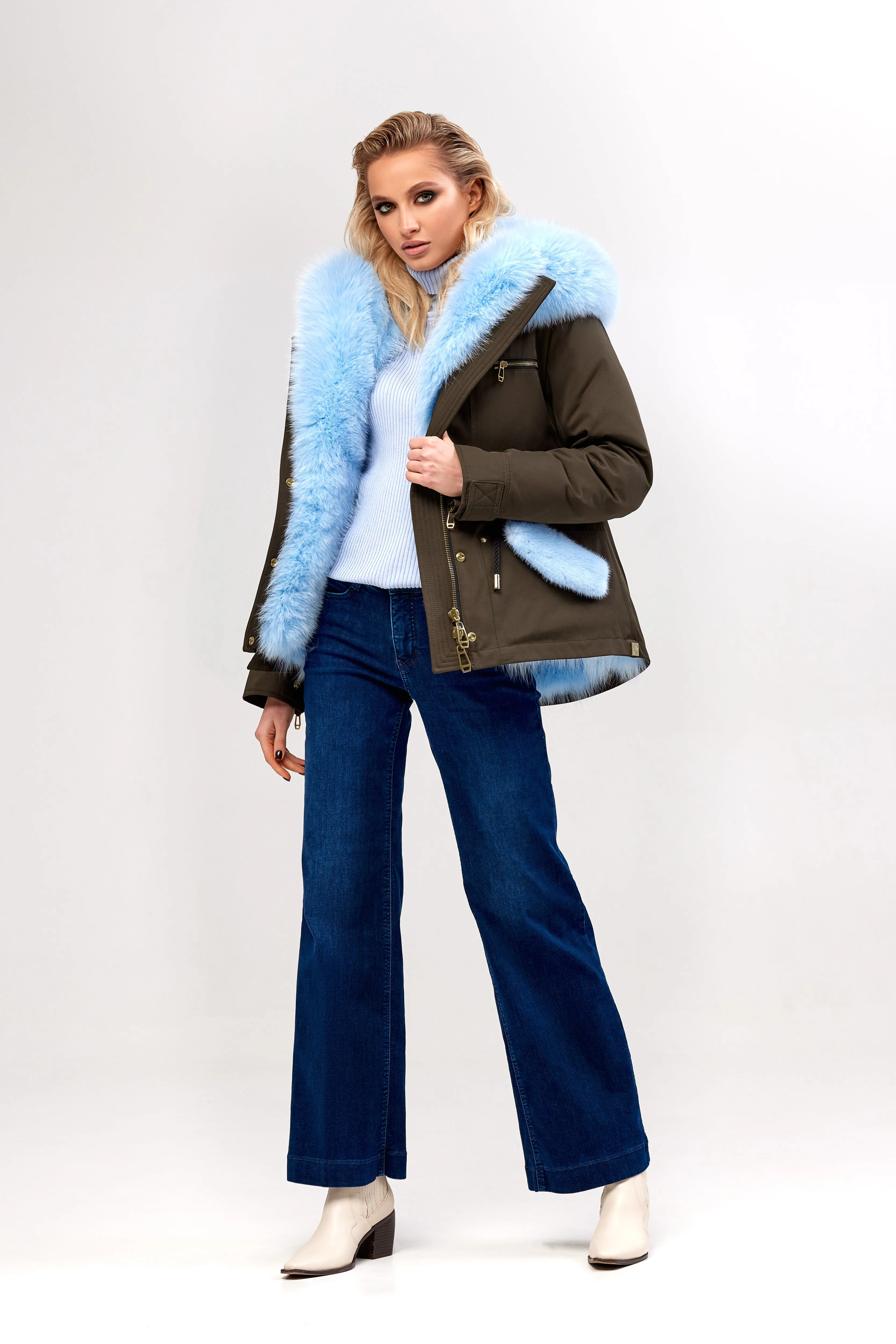 Vivian Parka - Light Blue