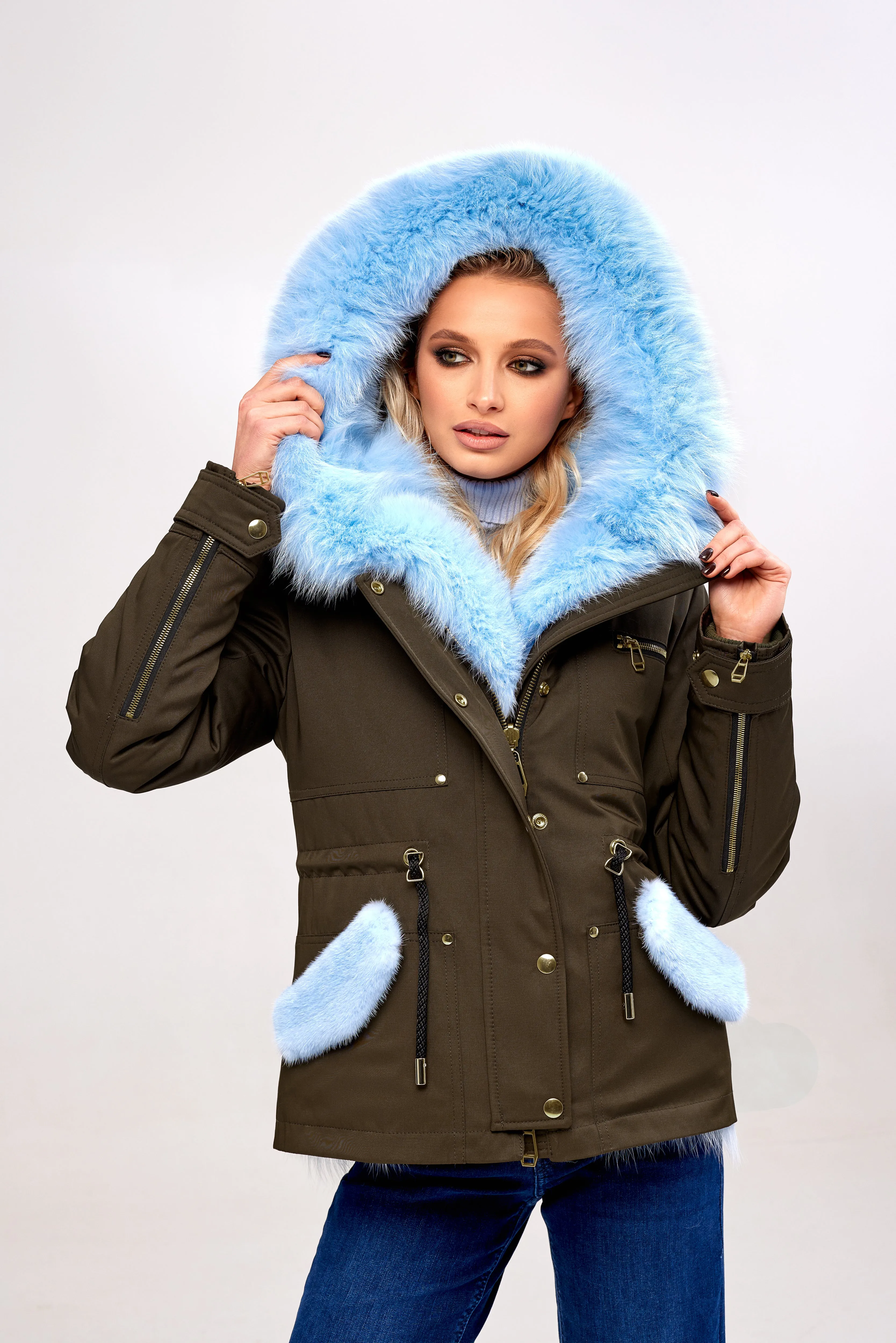 Vivian Parka - Light Blue