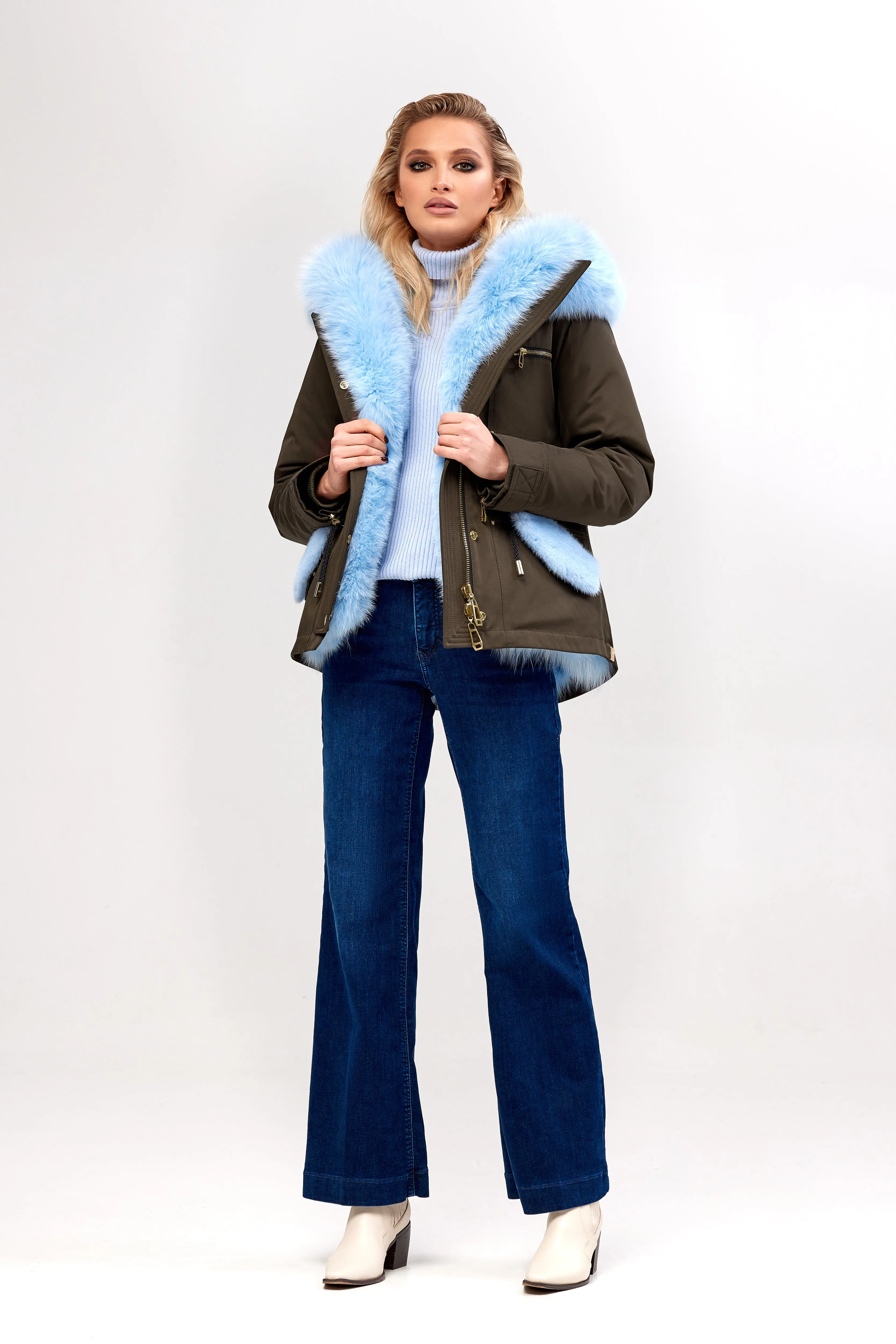 Vivian Parka - Light Blue