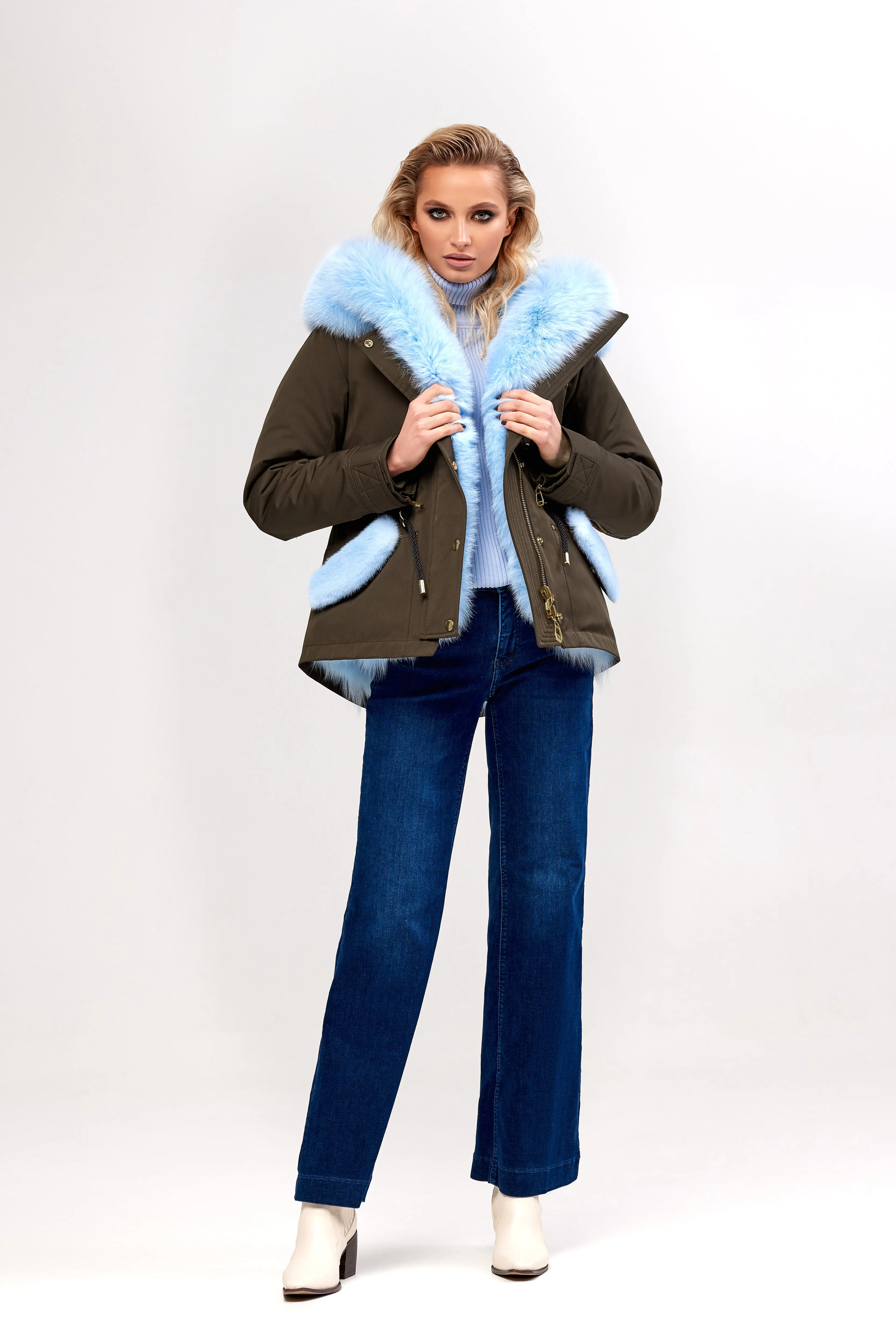 Vivian Parka - Light Blue