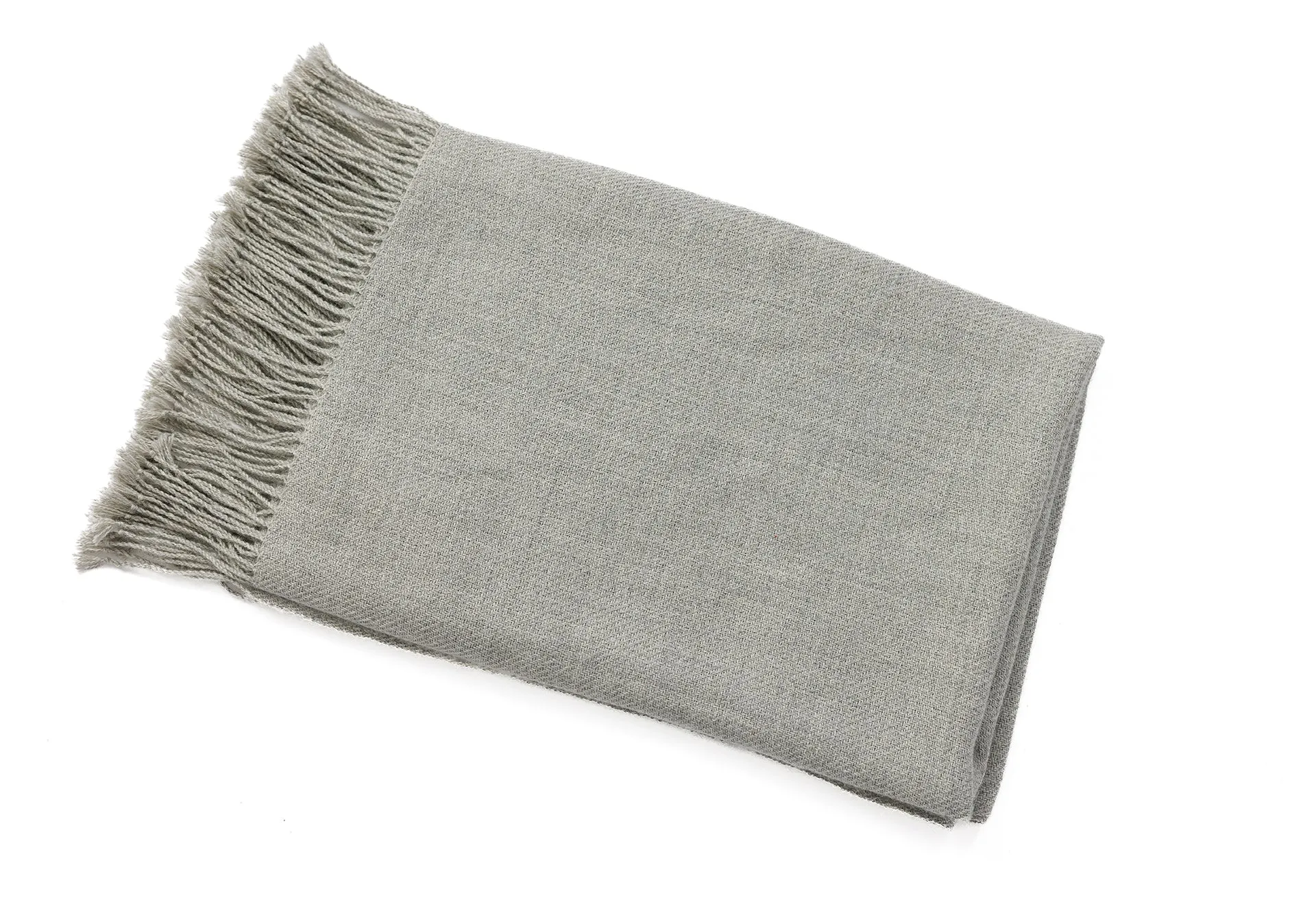 Wasi Collection - Undyed Graphite Baby Alpaca Throw - Wholesale