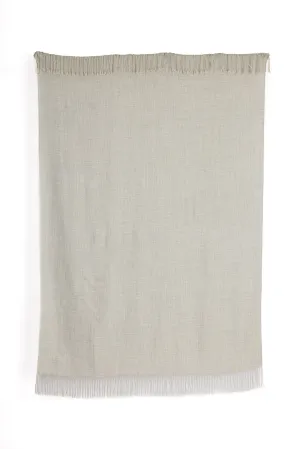 Wasi Collection - Undyed Silver Baby Alpaca Throw - Wholesale
