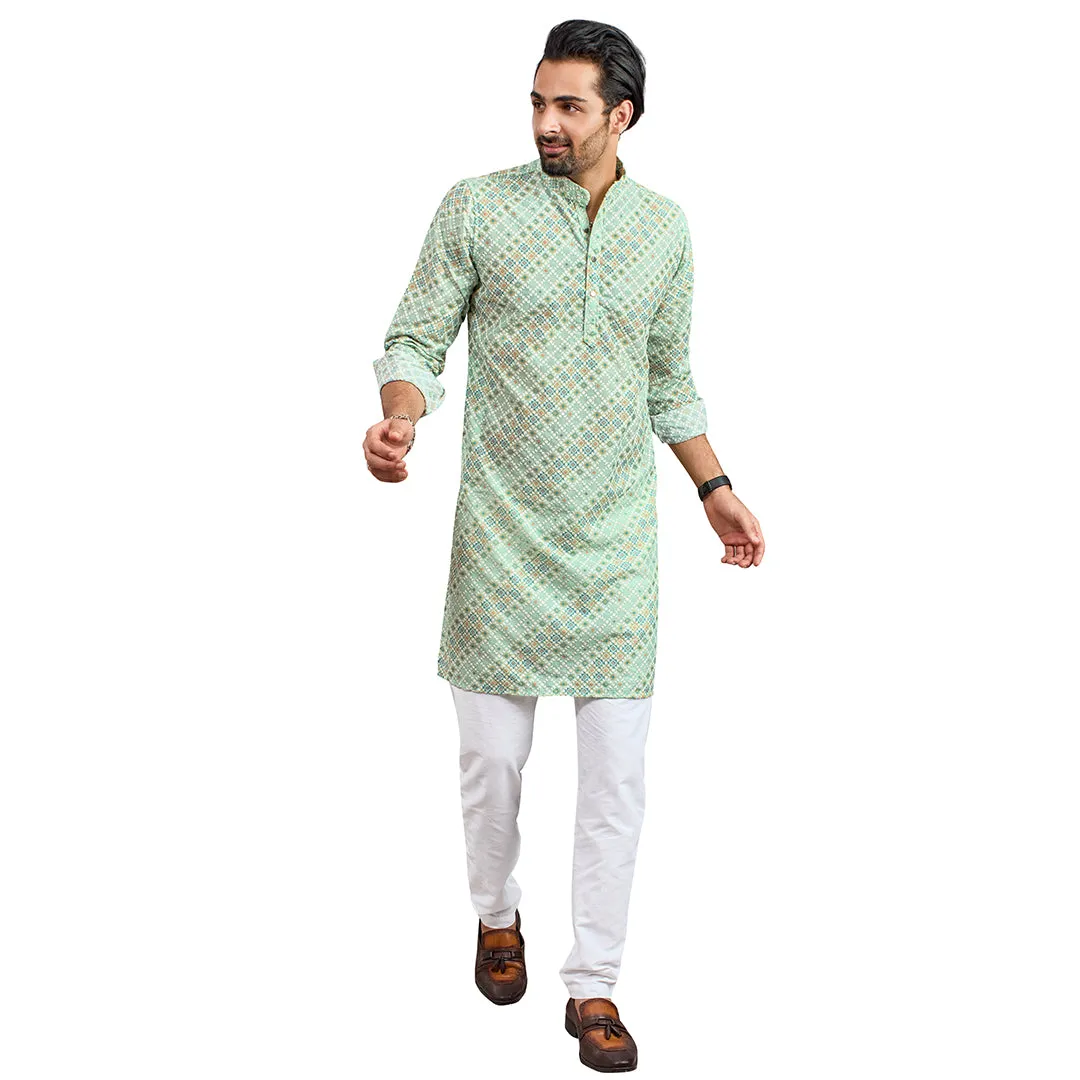 Whispering Sage Plain Kurta