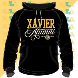 Xavier University | Fancy ALUMNI  Black Unisex Hoodie (aja)**